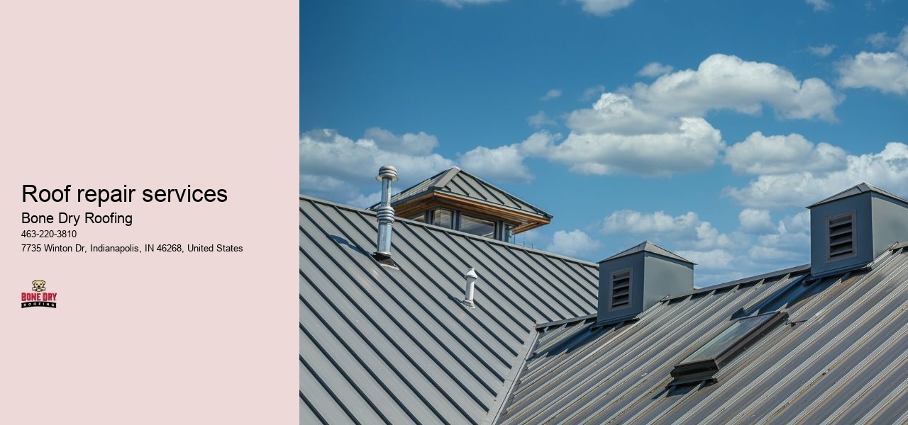 Roof repair services